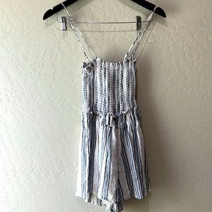 Blue life romper